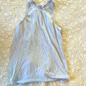 Lululemon open back yoga tank size 8 in lavender